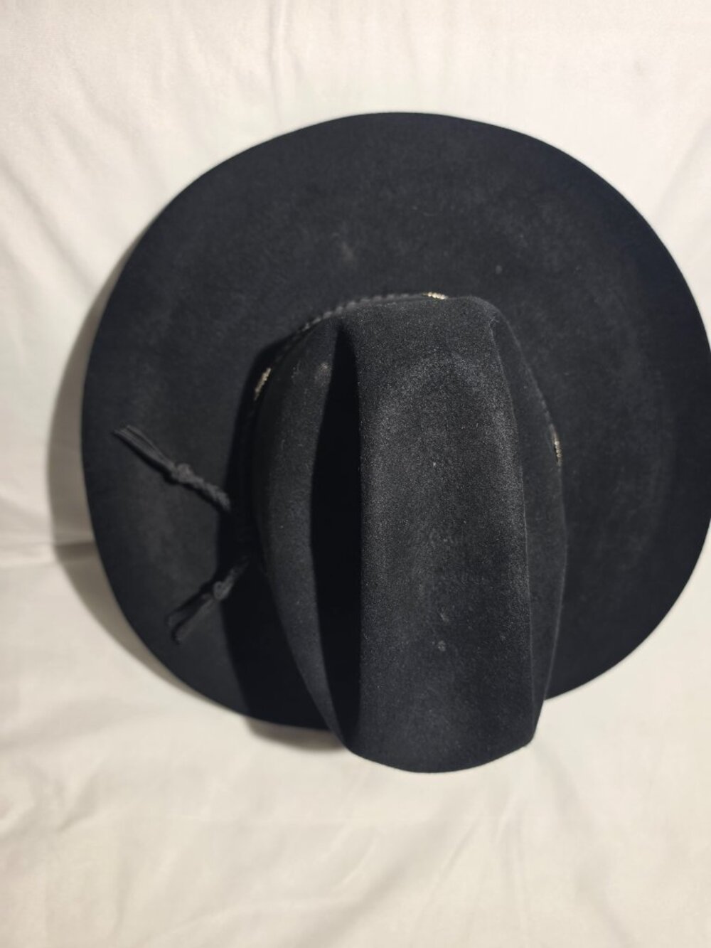 vintage resistol cowboy hat black gold self conforming western beaver fur 4XXXX